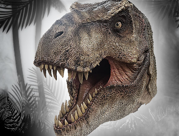 Jurassic Park Life-size T-Rex Head